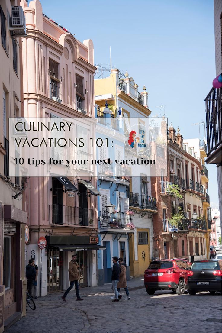 pinterest 10 tips for culinary vacation