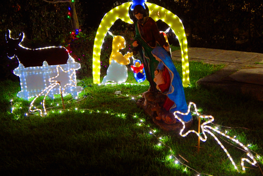 Pesebre navideño en Colombia