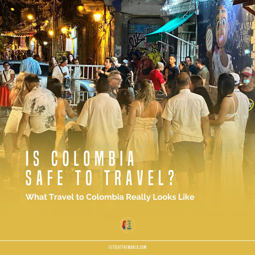 Crowd in Getsamani Cartagena