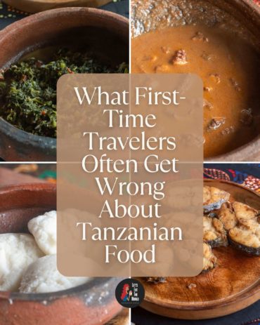 Popular dishes of Tanzania - Spinach, octopus curry, ugali, fried fish