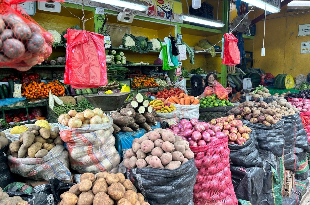 Vegetables at the surquillo market