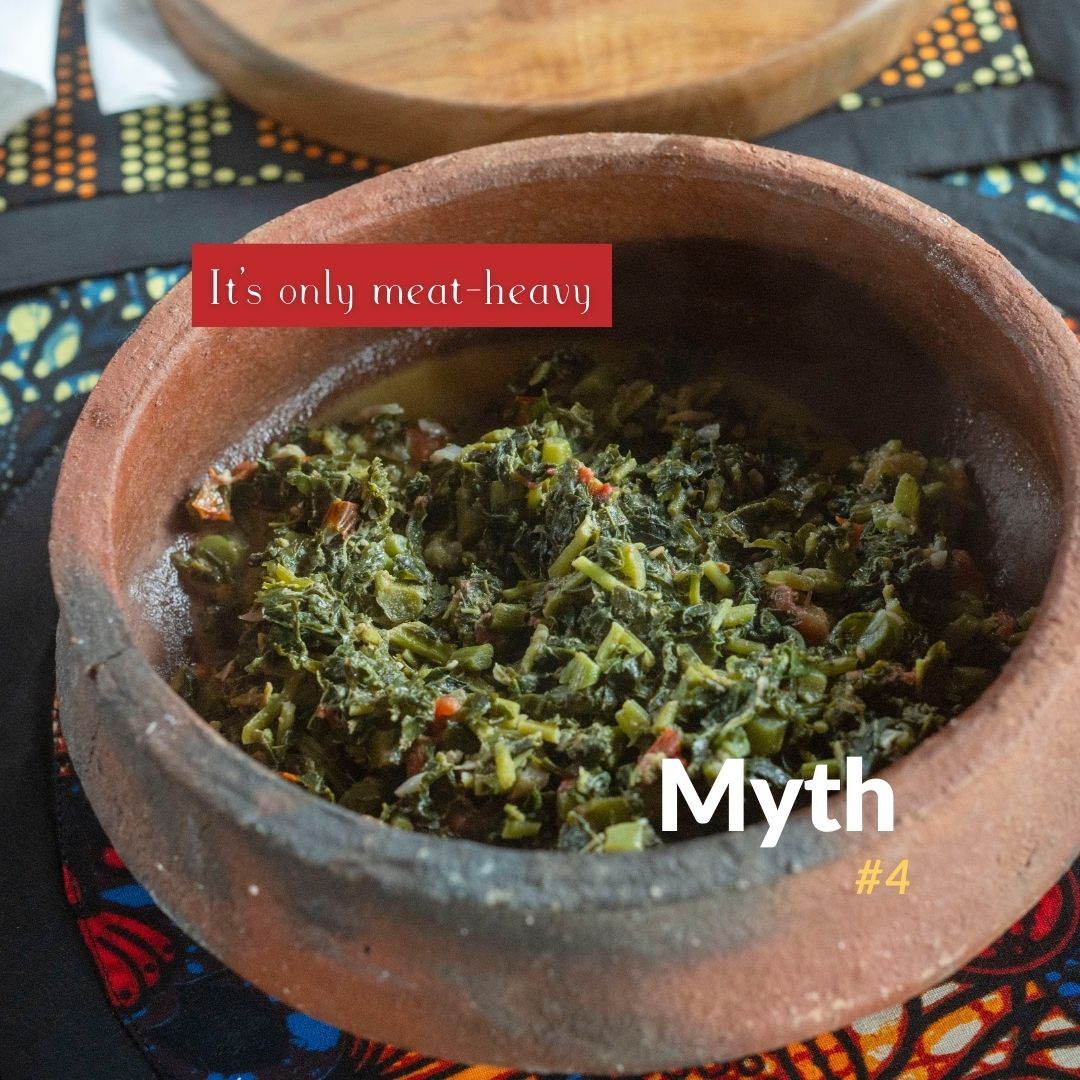 Vegetable dish Tanzanian food