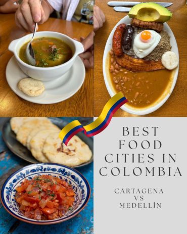 Best food cities in Colombia