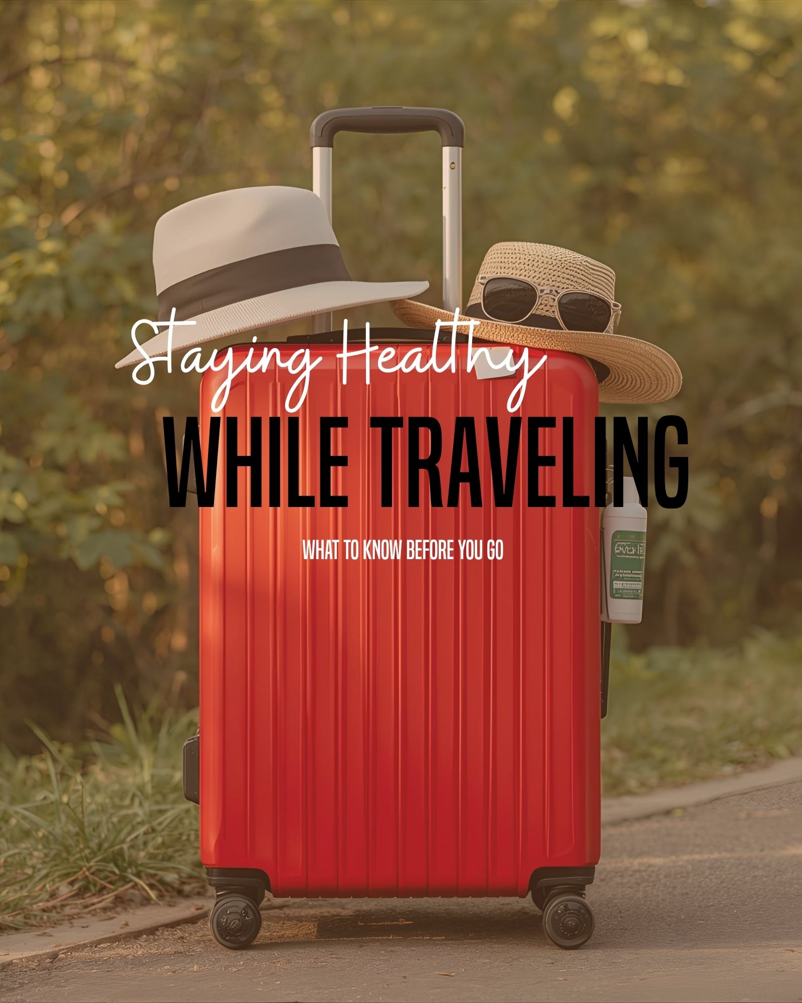 Staying Healthy While Traveling: What to Know Before You Go