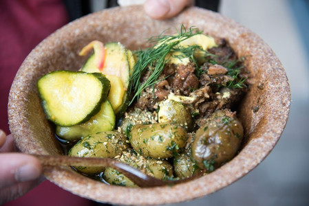 Scandivanian delights at the viking festival in York York, England