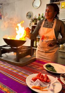 Peruvian cooking class during Let's Eat Peru tour