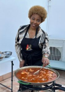 Learning to make perfect paella in Seville during Let's Eat Seville culinary holiday