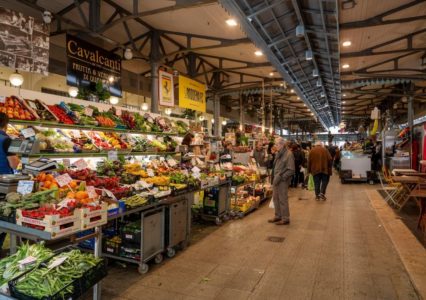 Mercato Albinelli in Modena - shopping for fresh ingredients